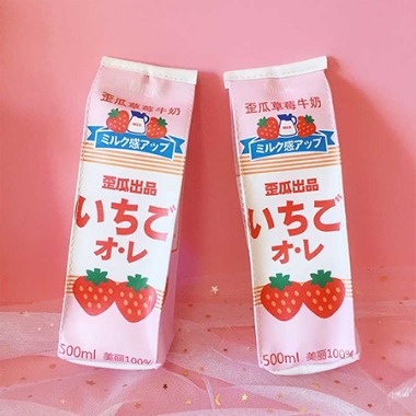 딸기우유 필통 (2차재입고)