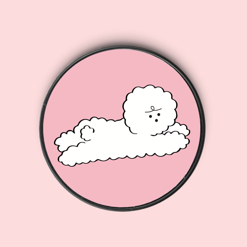 [유기견후원][헬로톡]구름퐁퐁이 핑크
